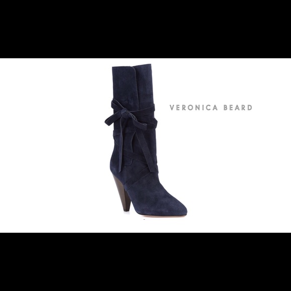 Veronica Beard Shoes - 🔥 Veronica Beard Blue Ankle Length Boots -EU 37.5